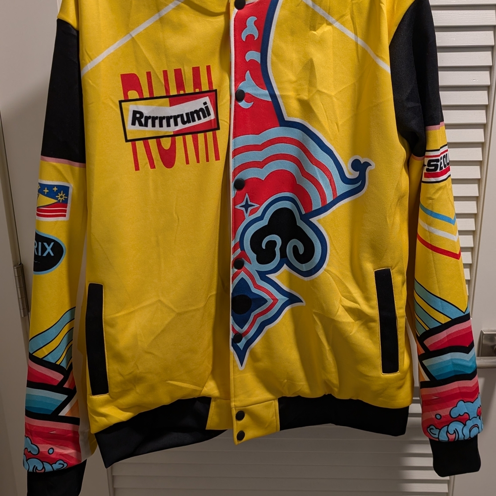 K-Pop Demon Hunter Yellow Rumi Jacket NWOT
